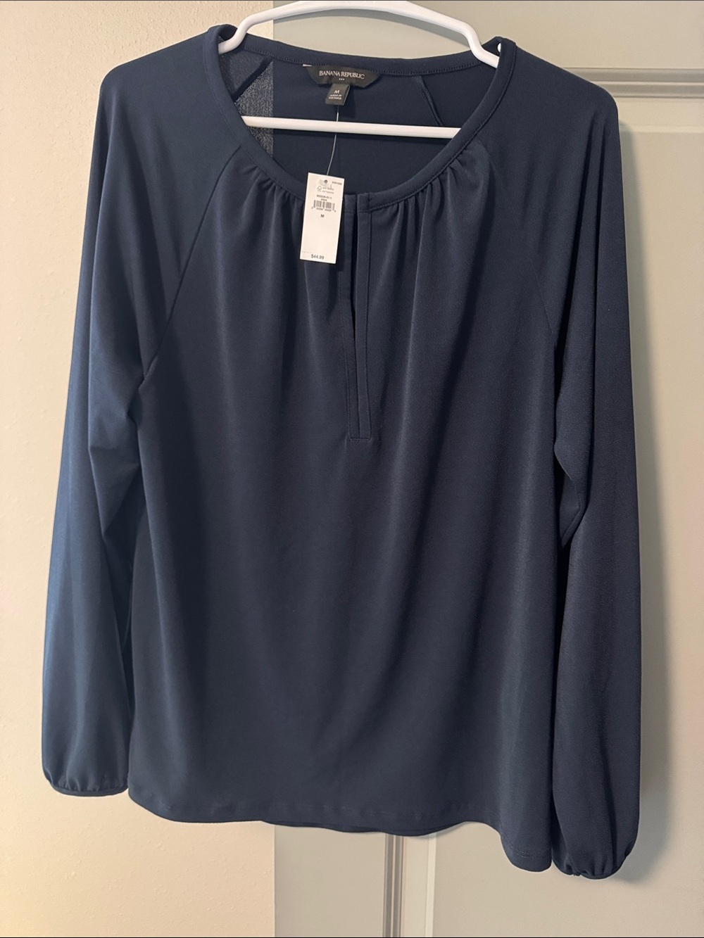 Banana Republic Navy Long-Sleeve top